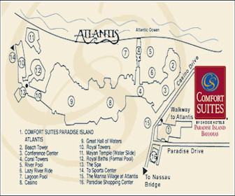 Comfort Suites Paradise Island Resort Map Layout