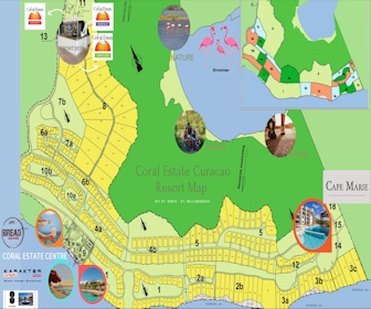 Coral Estate Luxury Resort Map Layout