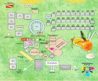 Coral Sol de Plata Resort Map Layout
