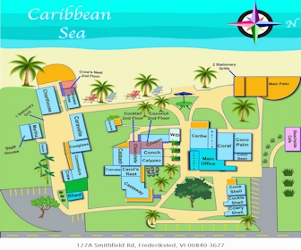 Cottages by the Sea Resort Map Layout