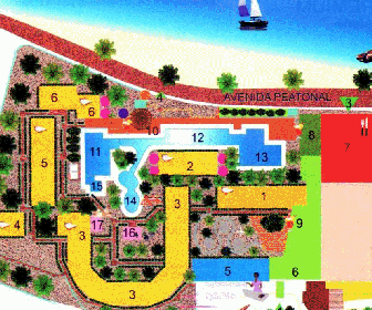 Decameron Isleno Resort Map Layout