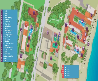 Decameron Los Cocos Resort Map Layout