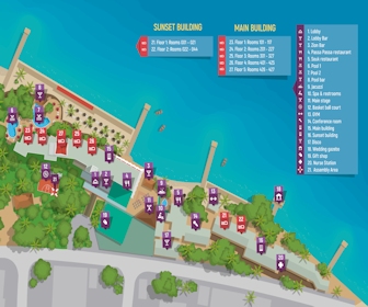 Grand Decameron Montego Beach resort Map Layout