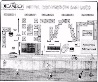 Decameron San Luis Resort Map Layout