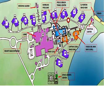 Dhawa Cayo Santa Maria Resort Map Layout