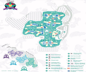 Disney's All-Star Movies Resort Map Layout