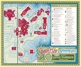 Disney's Grand Floridian Resort & Spa Map Layout