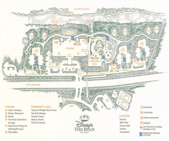 Disney's Vero Beach Resort Map Layout