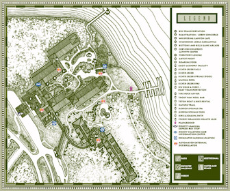 Disney's Wilderness Lodge and Villas Map Layout