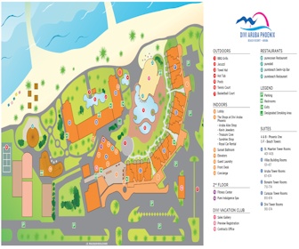 Divi Aruba Phoenix Beach Resort Map Layout