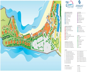 Divi Little Bay Beach Resort Map Layout