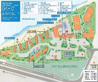 Divi Aruba All-Inclusive Map Layout