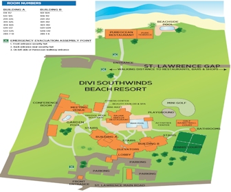 Divi Southwinds Beach Resort Map Layout