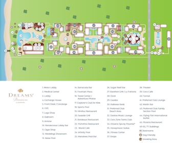 Dreams Dominicus La Romana Resort Map Layout