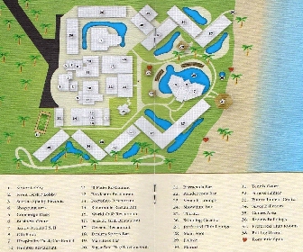 Dreams Puerto Morelos Resort & Spa Map Layout