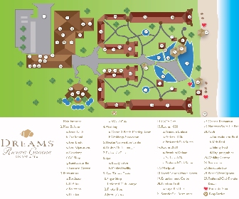 Dreams Riviera Cancun Resort Map Layout