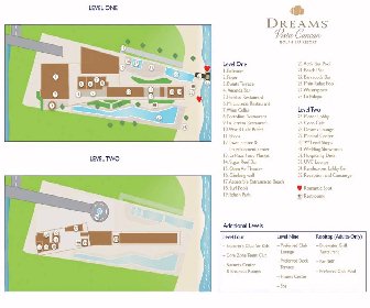 Dreams Vista Cancun Golf & Spa Resort Map Layout