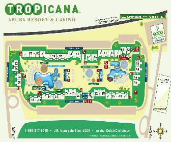 Eagle Aruba Resort & Casino Map Layout