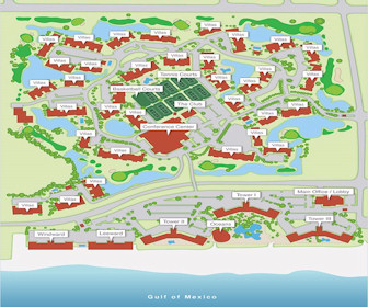 Edgewater Beach & Golf Resort Map Layout