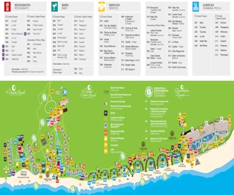 El Dorado Royale Resort Map Layout