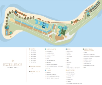 Excellence Oyster Bay Resort Map Layout