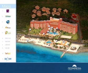 Fiesta Americana Cozumel Resort Map layout