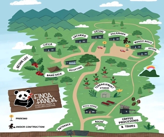 Finca Panda Coffee Farm & Luxury Casitas Map Layout