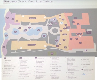 GR Solaris Lighthouse Los Cabos Resort Map Layout