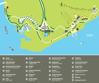 Gamboa Rainforest Resort Map Layout