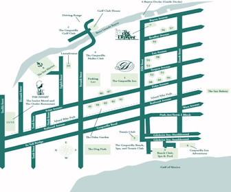 Gasparilla Inn & Club Map Layout