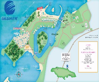 GoldenEye Resort Map Layout