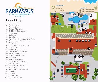 Golden Parnassus Resort and Spa Resort Map Layout