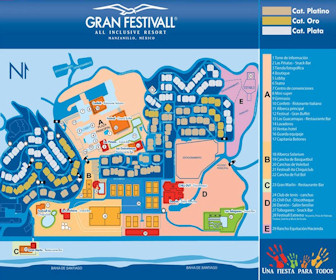 Gran Festivall Resort Resort Map Layout