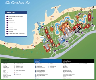 Grand Bahia Principe Jamaica + Luxury Bahia Principe Runaway Bay Resort Map Layout