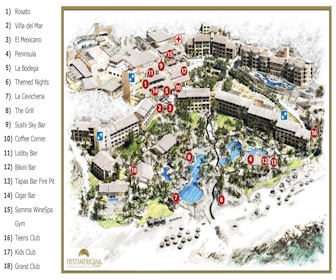 Grand Fiesta Americana Los Cabos Map Layout