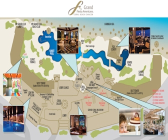 Grand Fiesta Americana Coral Beach Resort Map Layout