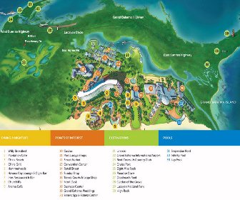 Grand Lucayan Resort Resort Map Layout