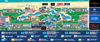 Grand Oasis Cancun and The Pyramid Cancun Resort Map Layout