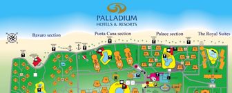 Grand Palladium Punta Cana Resort Map Layout