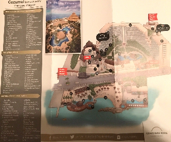 Grand Park Royal Cozumel Resort Map layout