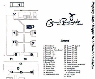 Grand Pineapple Beach Negril Resort Map Layout