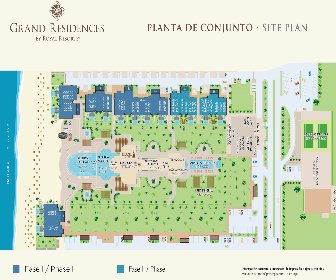 Grand Residences Riviera Cancun Resort Map Layout