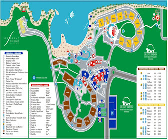 Grand Sirenis Riviera Maya Resort Map Layout