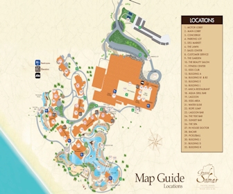 Grand Solmar Pacific Dunes Golf and Spa Property Map