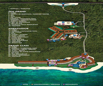 Grand Velas Riviera Maya Resort Map Layout