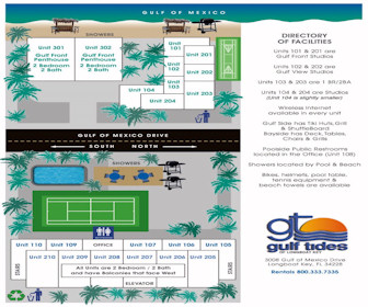 Gulf Tides Resort Map Layout