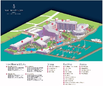 Hamilton Princess Resort Map Layout