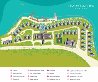 Hammock Cove Antigua Resort Map Layout