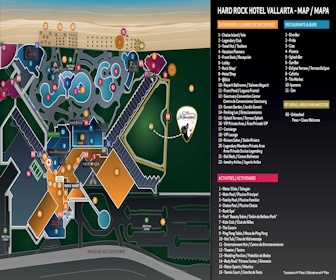 Hard Rock Hotel Vallarta Resort Map Layout