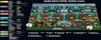 Hard Rock Hotel & Casino Map Layout